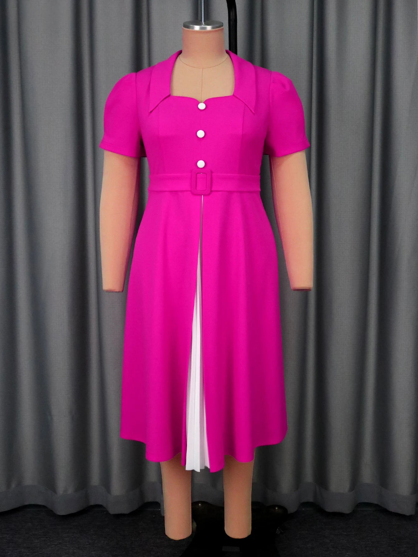 A Line Midi Dress for Women with