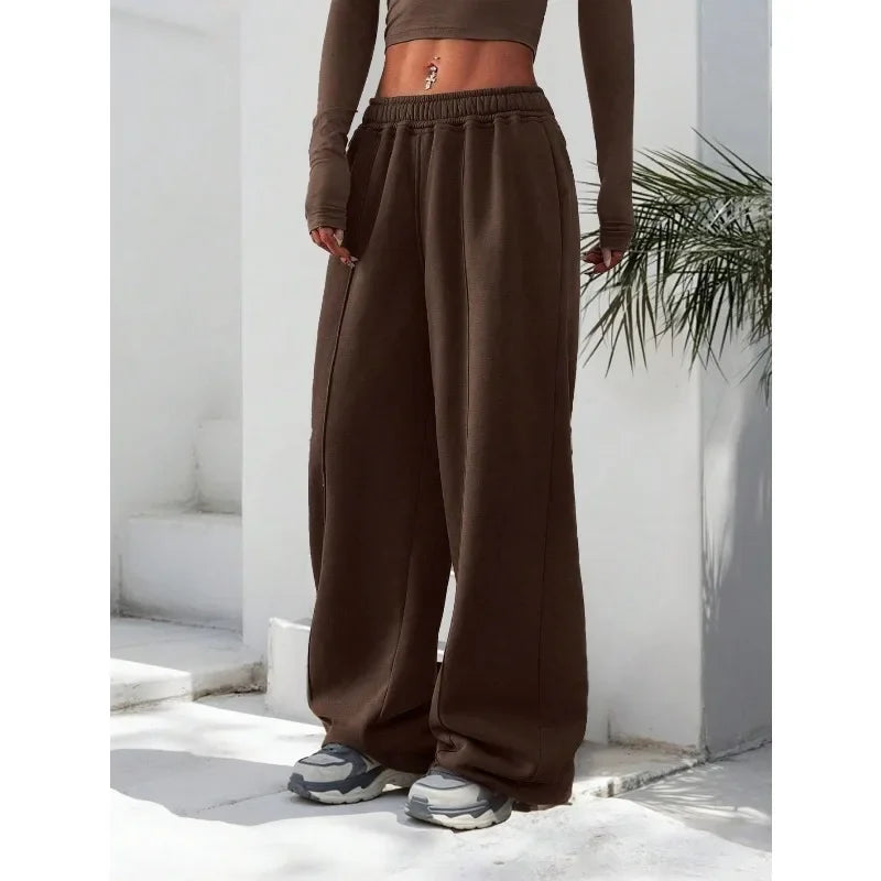 Plus Size New Women‘s Fashion Fitness Sweatpants
